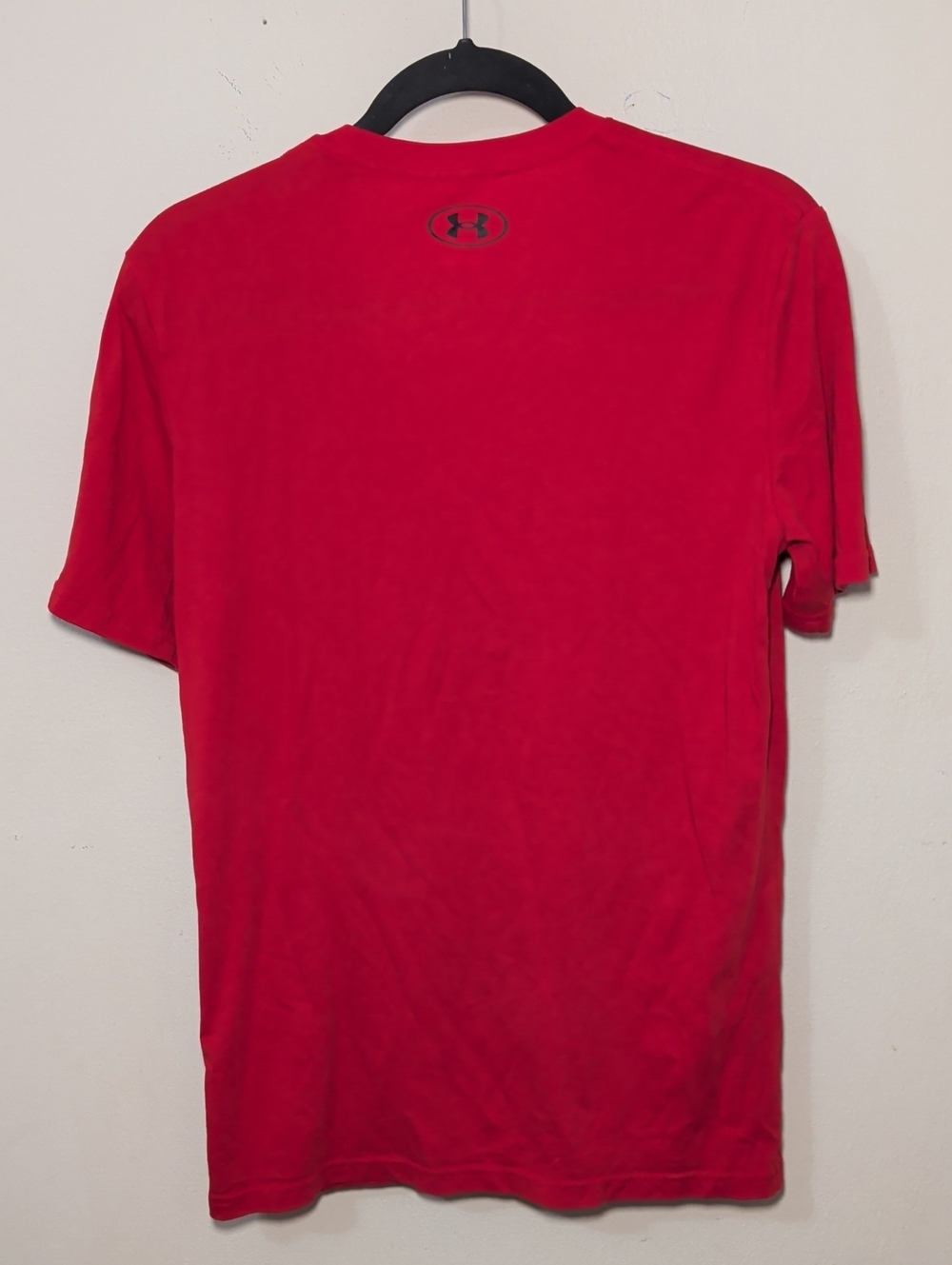 Under Armour Men's Sportstyle Left Chest Logo T-Shirt Red Black Athletic Size S - Picture 4 of 5